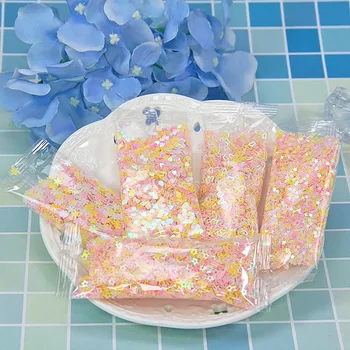 

Flower/Star/Heart Shaped Slices Filler For Nails Art Tips Slime Sequin For Kids Lizun DIY Slime Accessories Supplies Decoration