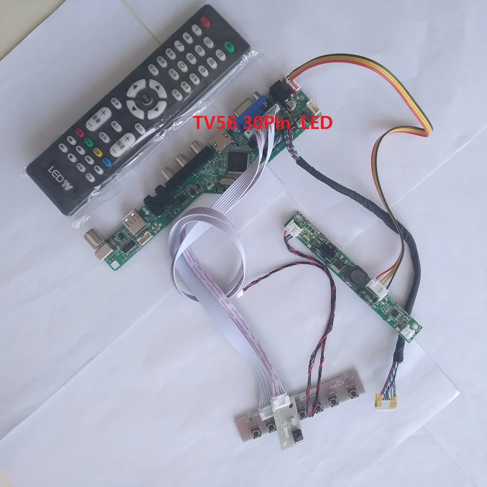 

kit for LP133WX2-TLG5 1280X800 USB LCD TV AV DIY CVBS 30pin VGA HDMI Panel monitor LED LVDS Controller board 13.3