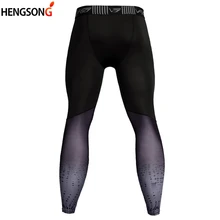 Для мужчин; компрессионные трико для бега брюки спортивные Эластичные леггинсы Для мужчин тренажерный зал бег тренировочные штаны Фитнес баскетбольные брюки Спортивная