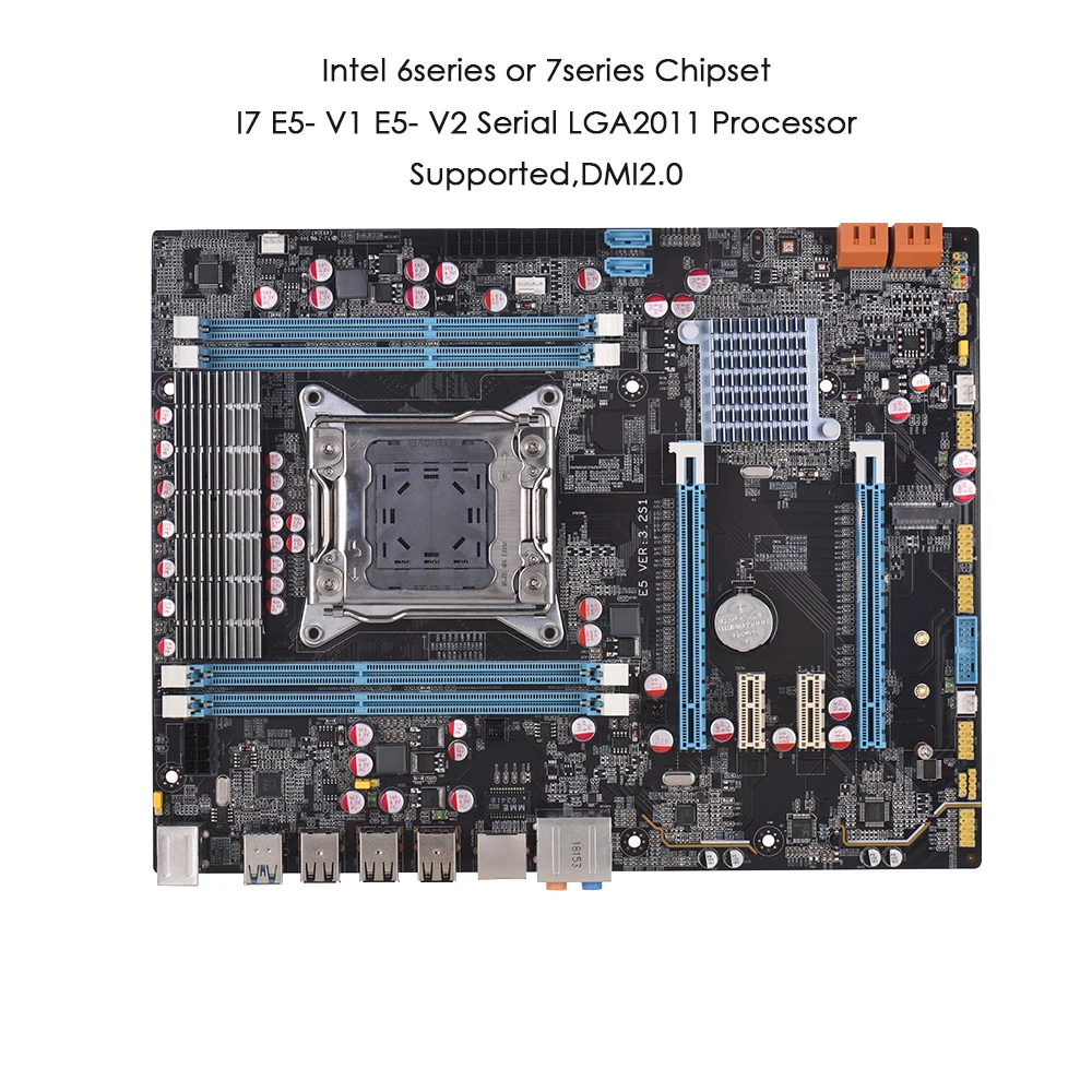 

E5 3.2S1 Motherboard NVME M2 Slot Support ATX 64GB Memory LGA2011 Motherboard PCI-Express Mainboard Main Board For Computer