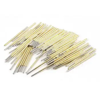 

100 x Spring Test Probes Testing Pins 1mm Point Tip 33.35mm Long P100-E2