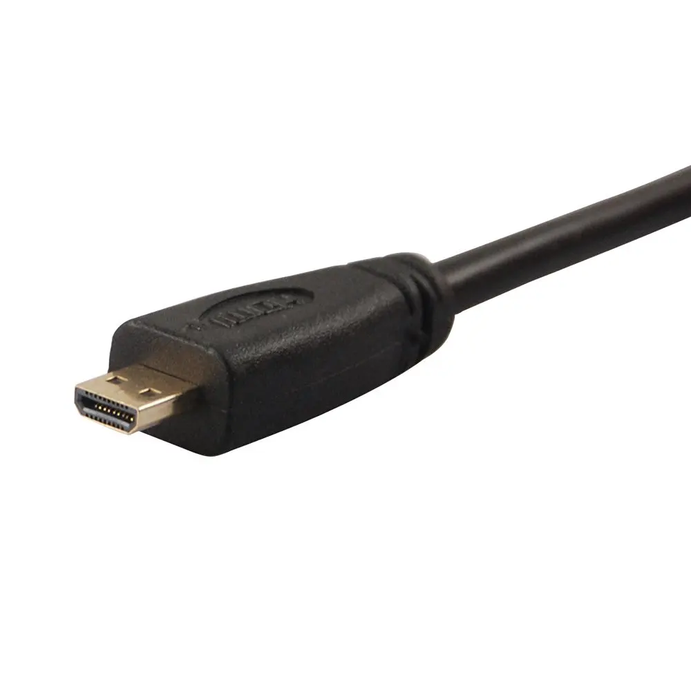 100 шт./лот 10 футов 3M микро HDMI к HDMI кабель с Ethernet для сотовых телефонов 3 м для win8 1080 P 3D