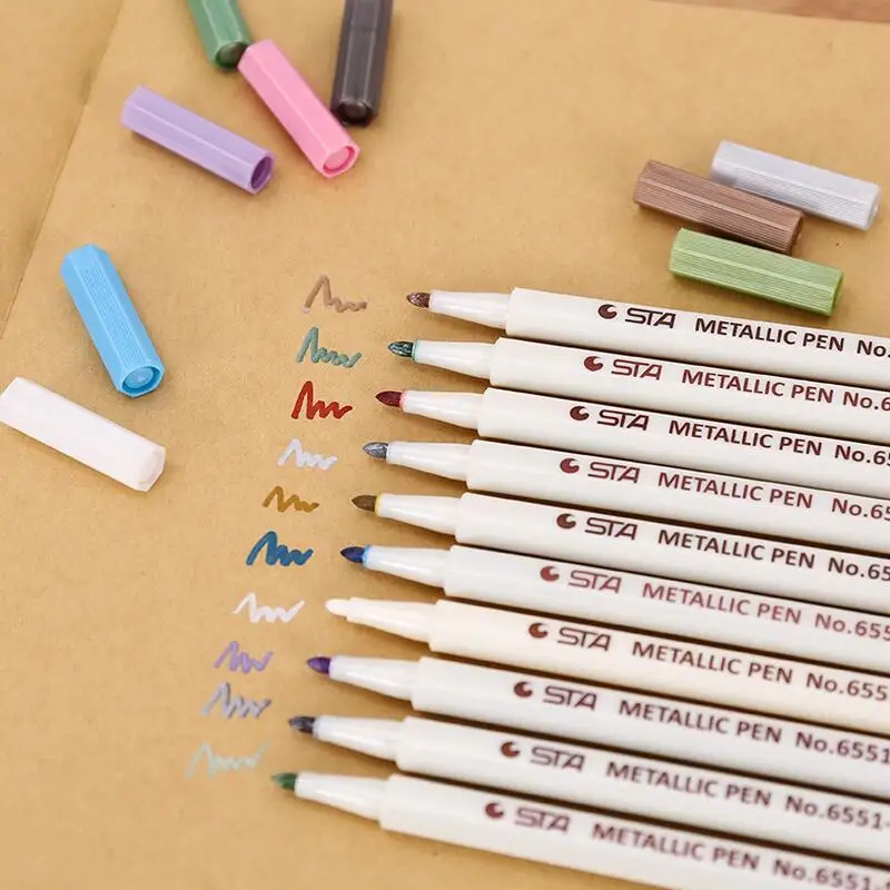 

DIY Cute Water Chalk Pen Watercolor Gel Pen For Black Board Marker Pen For Wedding Photo Album Scrapbooking