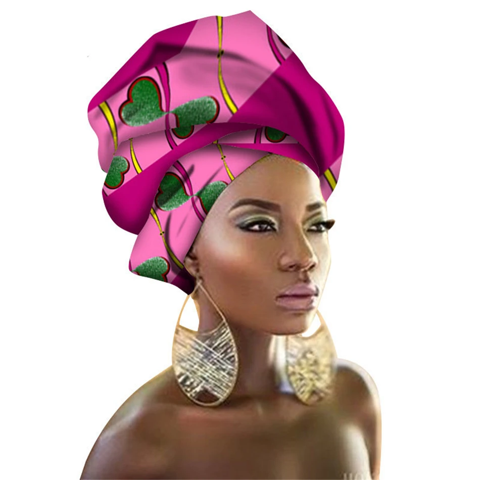 31 цвет африканская повязка для женщин геометрический Базен шарф Традиционный Африканский модное платье взрослый 90*110 см