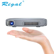 Rigal RD603 Mini DLP Projector Android WiFi Bluetooth (Optional) LED HD Shutter Active 3D LED Home Theater HDMI USB Projector