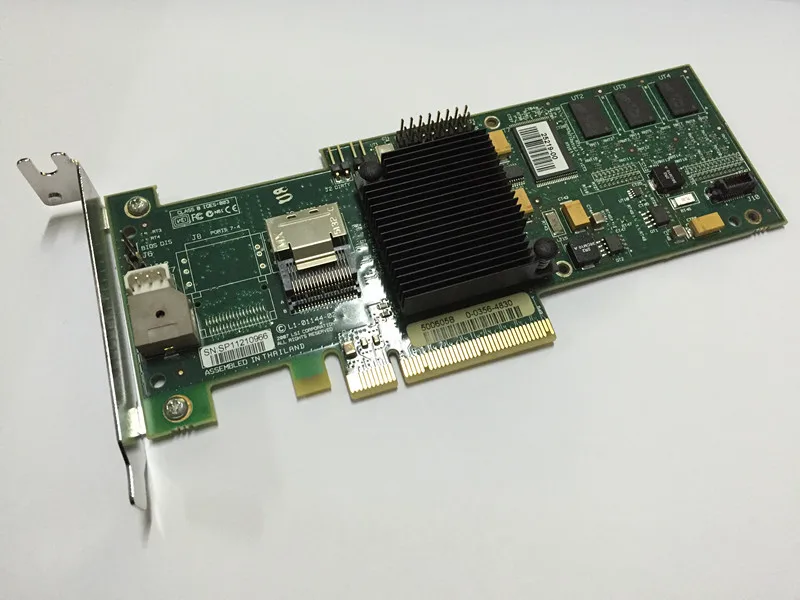 

Adapter for DELL C6100 LSI 8704EM2 PCI-E SAS/SATA RAID Controller card support raid 0, 1, 5, 6 128M low half size bracket
