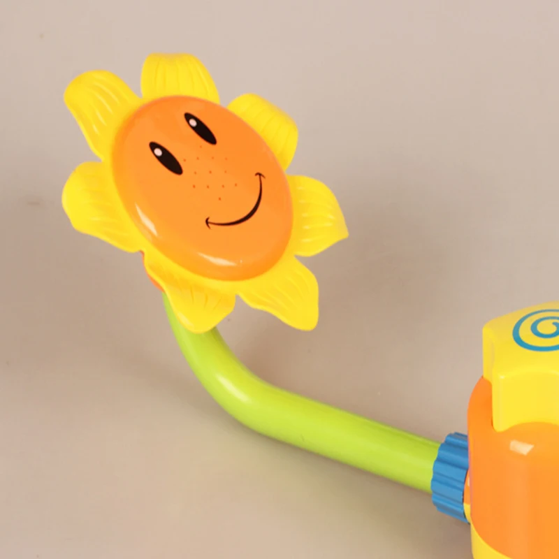 1 Набор Детский милый смеситель для душа Подсолнух детские удобные банные инструменты детский бассейн Распыление воды Забавные игрушки лучшие подарки
