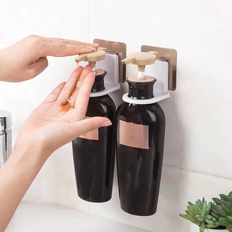 Bathroom Shower gel Hook Kitchen Liquid soap Holder Rack Multi function bottle Hanger Simple