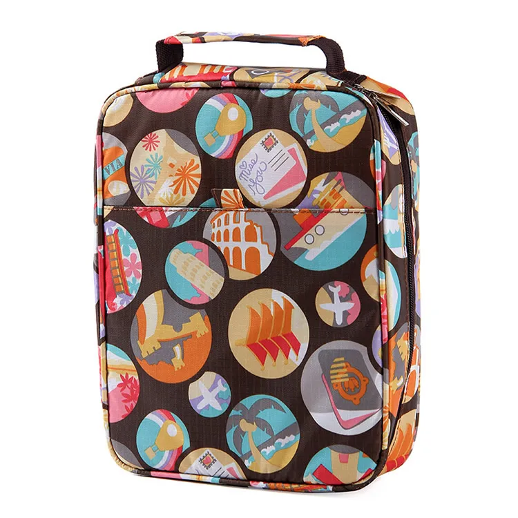 Креативный чехол-карандаш с 150 отверстиями и мультяшными животными, большая вместительность, многофункциональная цветная сумка для карандашей, коробка для рисования, канцелярские принадлежности - Цвет: Love Travel