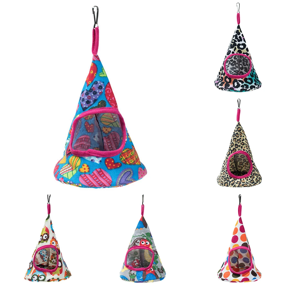 Heaven2017 Soft Comfortable Warm Multi-Color Bed Cave Cage Collapsible Pets Cat Kitten Cone Hammock Hanging