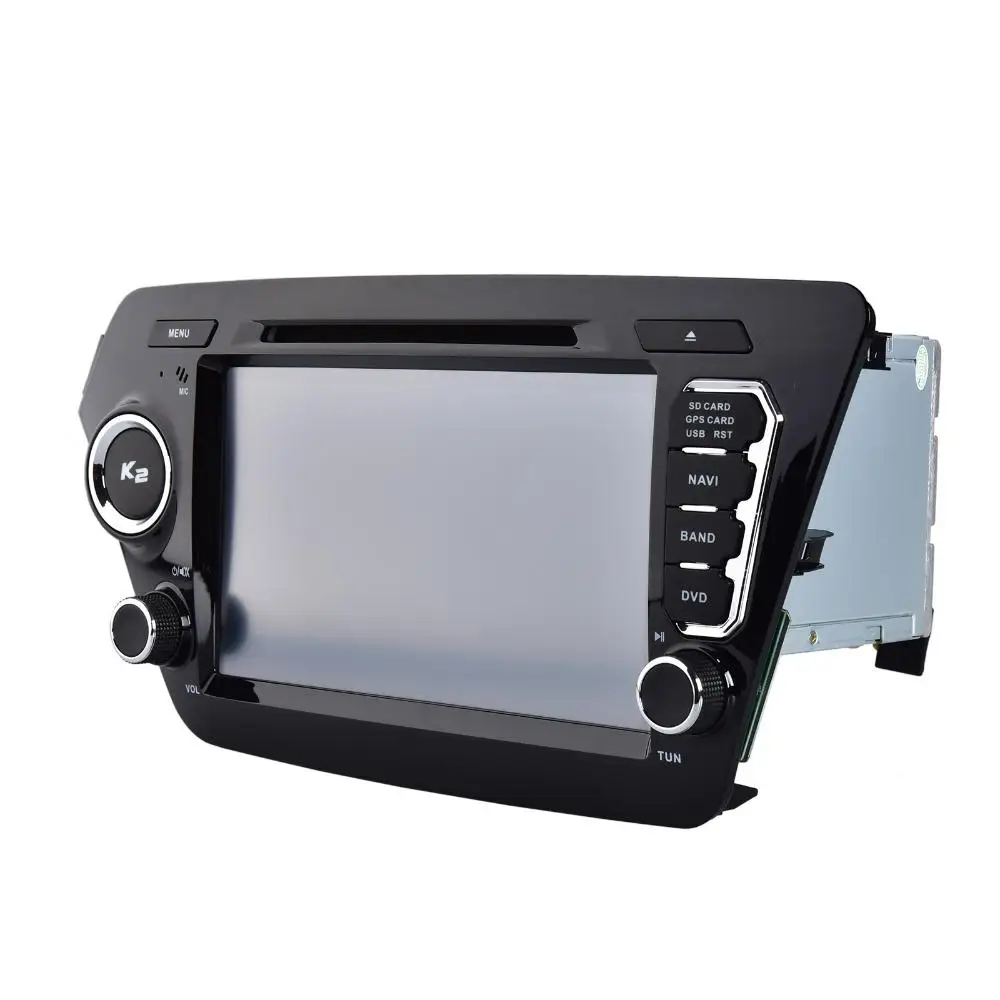 Sale 8" in-dash Car DVD player with GPS(optional),USB/SD,AUX,BT/TV,audio Radio stereo,car multimedia headunit for KIA K2 2011 2012 5