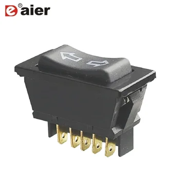 

100PCS ASW-01 20A 12VDC Auto Car Power Window Switch DPDT 5Pin With LED