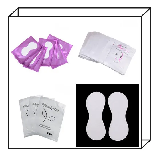 Hot 50 Pairs/Set Disposable Eye Pads Eyelash Extensions Eyelashes Paper Patches Hydrogel Patches For Eye Lashes Makeup Tools