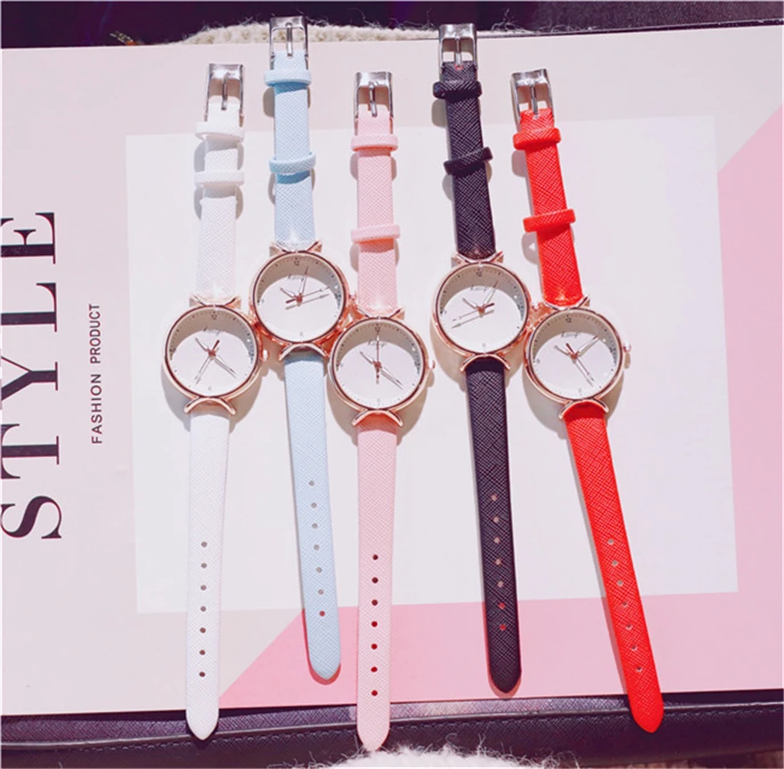 Montre Femme, простые, модные, специальный дизайн, циферблат, кварцевые часы, женские наручные часы, высокое качество, повседневные часы для женщин, zegarek damski