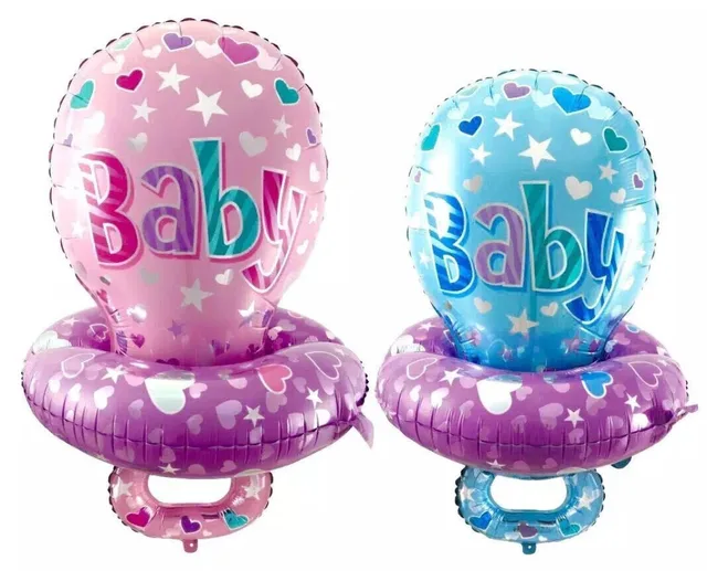 85 52cm Large Baby Pacifier Nipple Foil Balloons For Baby Shower Boy