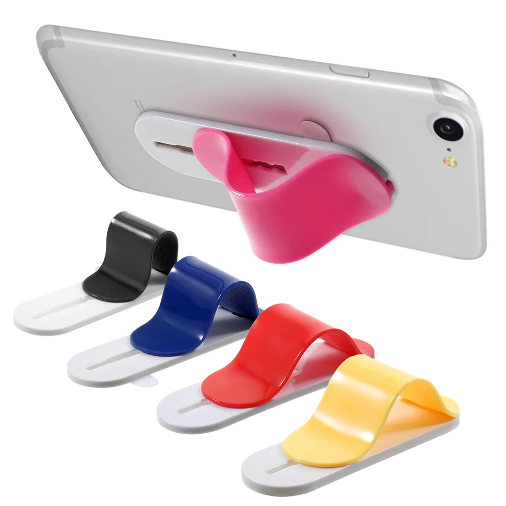 Dulcii Universal Mini Adjustable Multi Band Phone Finger Grip Holder Kickstand for iPhone for