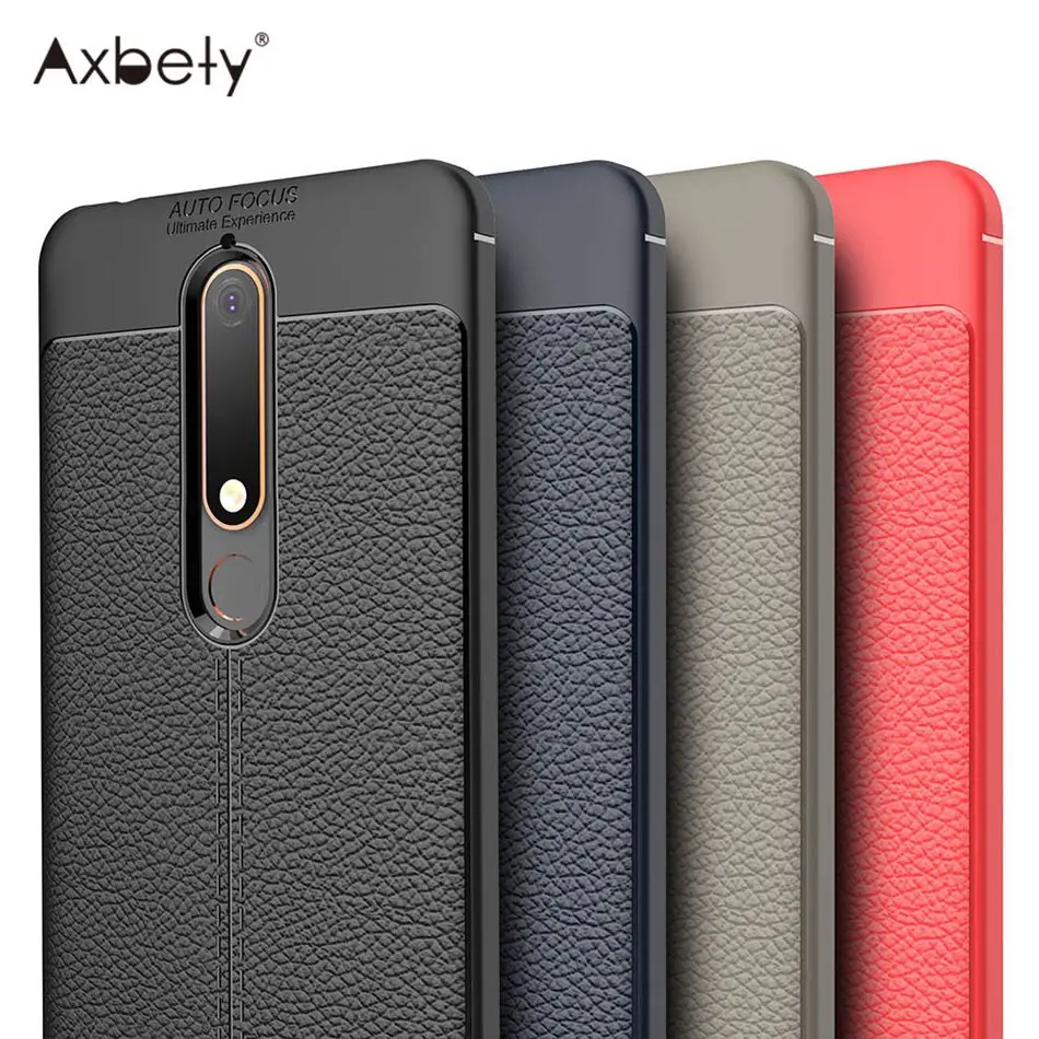 

Axbety Luxury Ultra Slim Case For Nokia 6 Nokia6 2018 Case Fashion Soft Silicone Gel Protection Cover Shockproof Phone Cases
