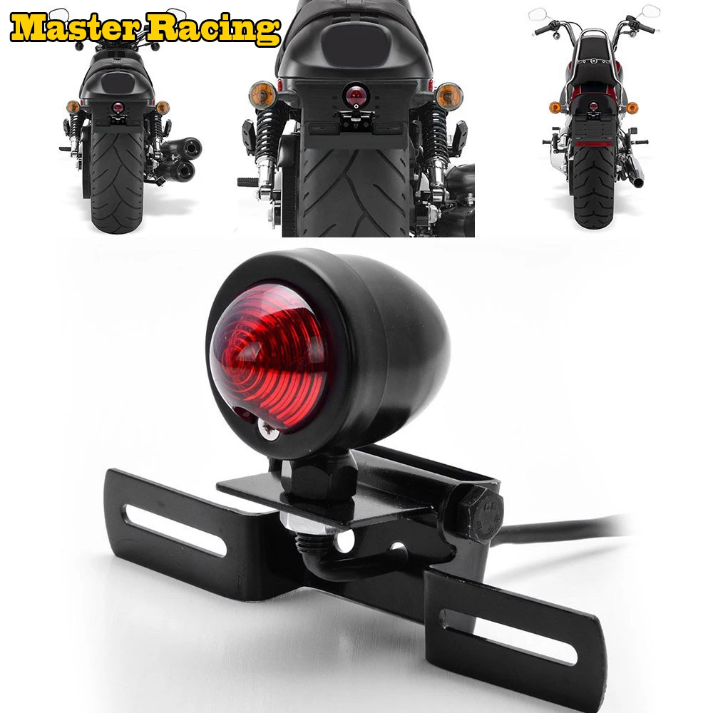 Задний фонарь для мотоцикла с подставкой номерного знака|light moto|light redlight signal |