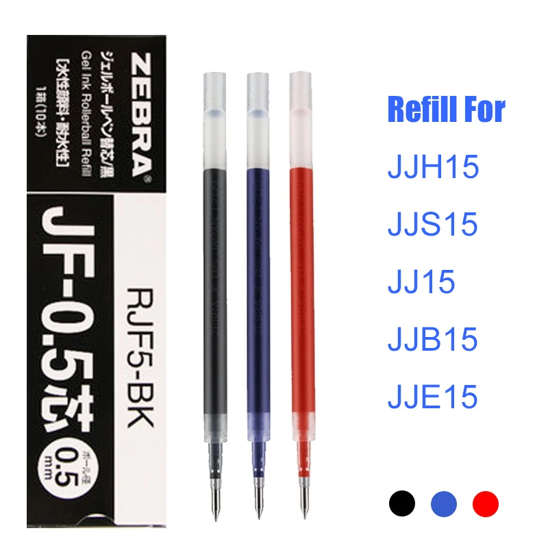 Lifemaster Zebra Gel Refills 10pcs Lot For Zebra Sarasa Jj15 Large Volume Student And Office Pen Writing Supplies Jf 05 Jf 04 Gel Refill Office Penoffice Supply Pen Aliexpress