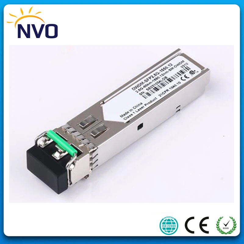 

Free Shipping 2.5G DWDM 80KM,Dual Fiber,LC,1210nm~1610nm,DDM,2.5G CWDM LC SFP Fiber Optic Transceiver with DOM