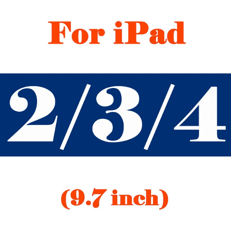 Закаленное стекло для Apple iPad Pro 11 10,5 Защита экрана для Ipad 5 6 Air 2 7,9 pro Mini 1 2 3 4 9,7 защитная пленка - Цвет: 2 3 4