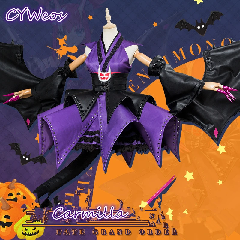 Предпродажа Fate/Grand Order FGO Carmilla Elizabeth Bathory косплей костюм на Хэллоуин японские кимоно Женская одежда