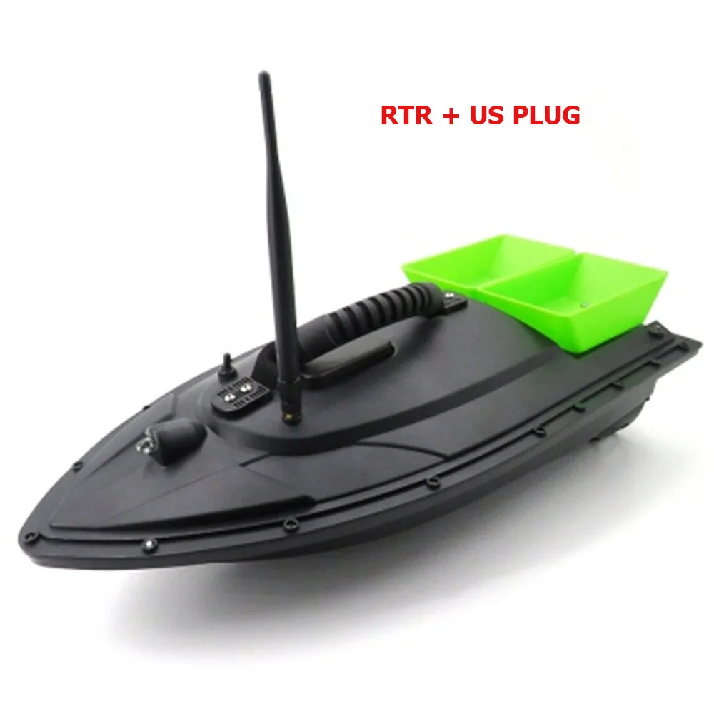 Flytec HQ2011-5 RC лодка интеллектуальный пульт дистанционного управления гнездовые лодки определение местоположения рыбы 5,4 км/ч двойной двигатель открытый корабль - Цвет: Green US