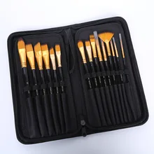 Eval 15 шт акварельный набор кистей для рисования нейлоновые кисти для рисования кисть разнообразная стильная масляная акриловая кисть для рисования ручка художественные принадлежности