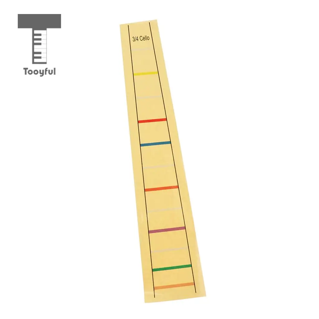Tooyful Cello Fret Finger Sticker Label Cello Viola Position Marker Decal for Student Beginner Kids Practice Accessory