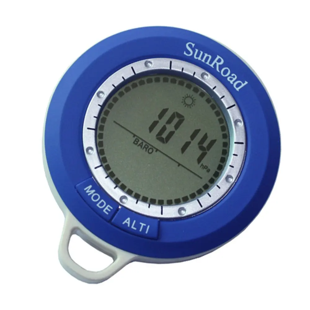SUNROAD Mini Altimeter SR108N Multifunction Barometer, Digital Compass