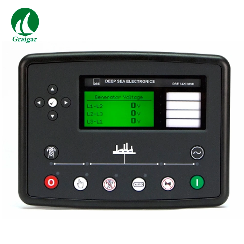 Контроллер генератора Deep sea DSE7420 с дистанционной связью (RS232 RS485 Ethernet Modbus RTU/TCP) |