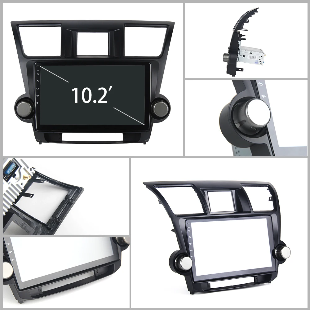 Excellent For Toyota Highlander Kluger 2009 - 2013 Android 9.0 Quad Core Autoradio Car Radio Stereo GPS Navigation Multimedia Player 5