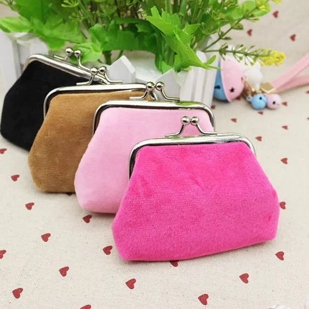 Mini Coin Bag Womens Corduroy Small Wallet Holder Coin Purse Clutch Handbag Bag porte monnaie femme#15