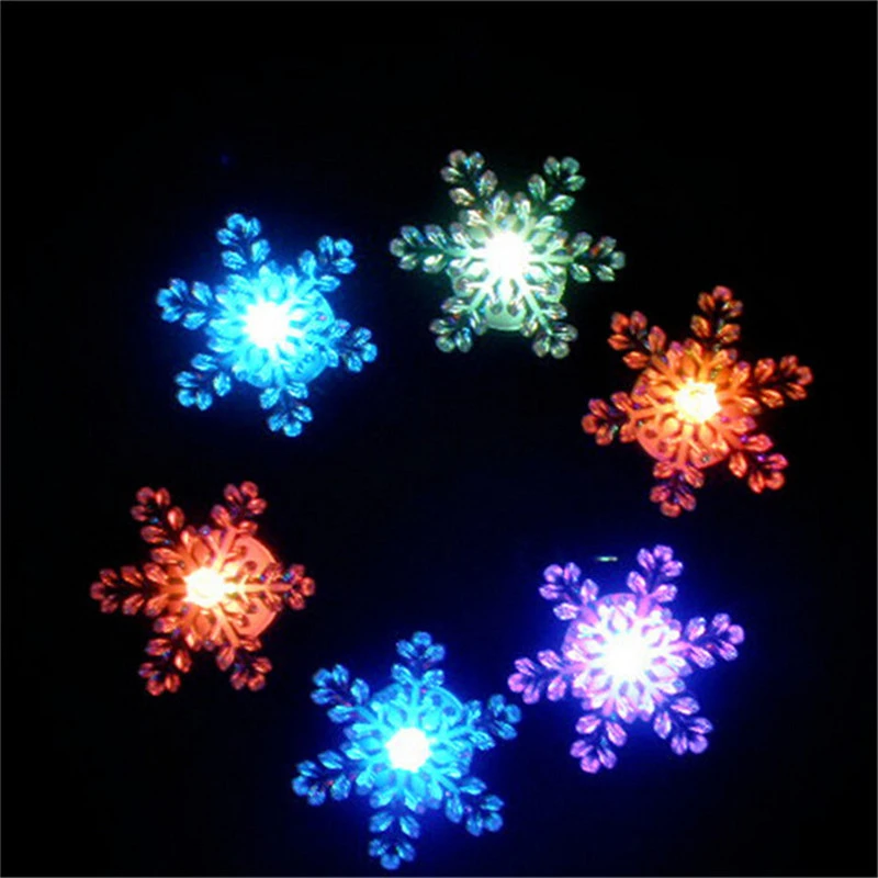 

Gafas Led for party Wholesale 10pcs/lot Flashing Little Snow Structure Lamp Toys Various Colors Light Glowing In The Dark