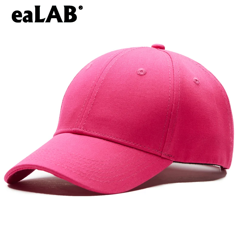 

2018 Hot Sale Baseball Cap Women's Solid Color Casual Hat Girl Female Bones Cotton Adjustable Simplicity Caps Pure Color Hats
