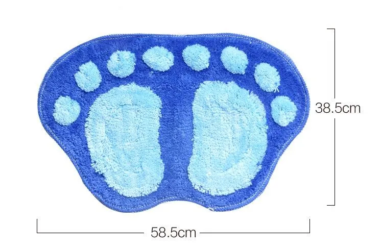 Модные милые отпечатки больших ног, коврик для ванной, дверные коврики, подкладка для коврика. Домашний коврик на дверь, ковер, пол