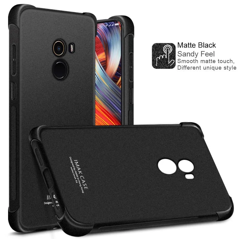

IMAK Skin Feel TPU Soft Phone Case + Screen Protector for Xiaomi Mi Mix2