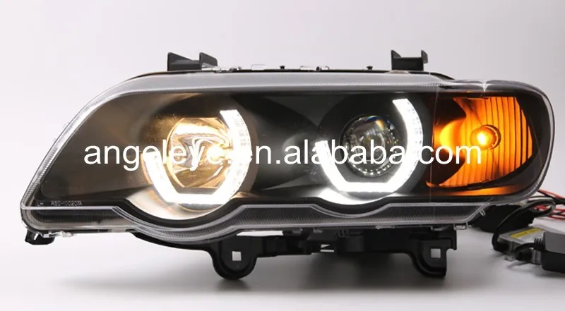 Для BMW для X5 E53 1998-2003 год фара Задний светильник ангельские глазки JY