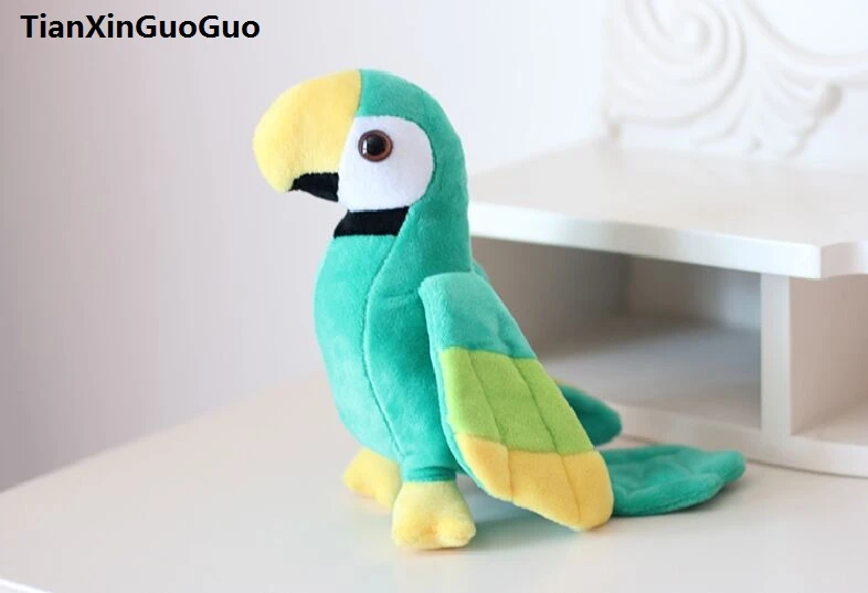 Peluche Perroquet Vert Clair D Environ cm Poupee Douce Pour Bebe Cadeau D Anniversaire B2703 Aliexpress