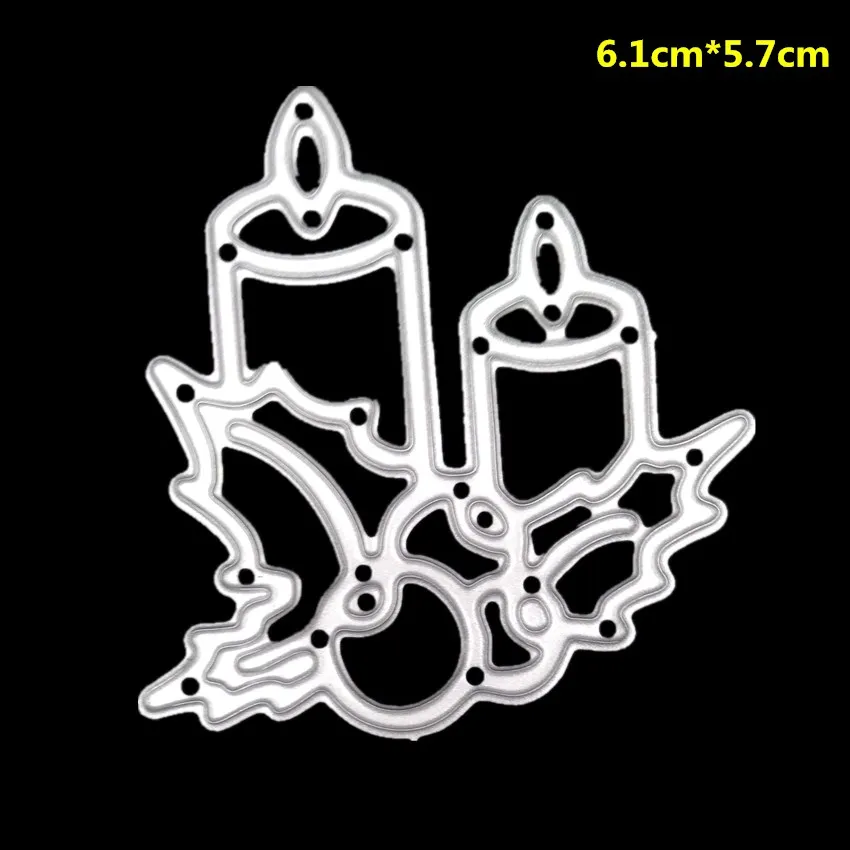  Birthday Candles Cutting Dies Steel Stencil For Scrapbooking Paper Cards Birthday Party Invitation  - 32860995951