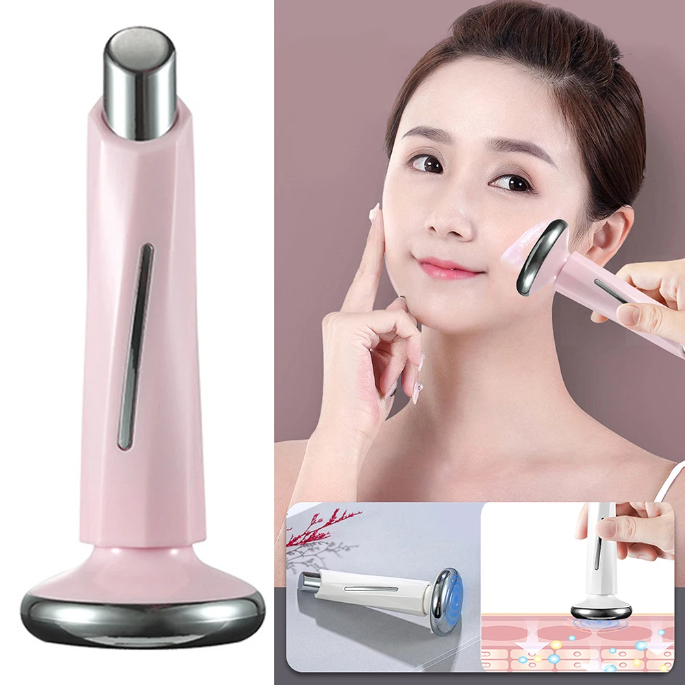 

Ion Essence Import Micro Current Vibration Face Massager + Multifunctional Eye Massager Wand Facial Massager Instrument Magnetic