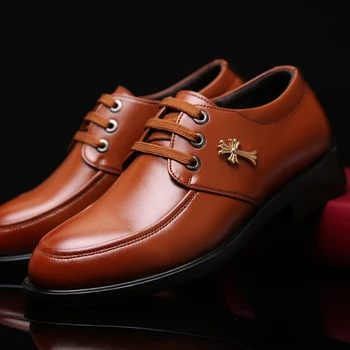 

Nice Men Shoes Spring And Autumn New Arrival Men Flats Casual Leather Genuine Leather Breathable Shoes Lacing Round Toe Soft