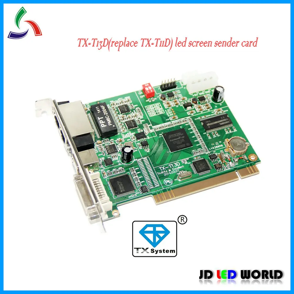 

TX-T13D(replace old version TX-T11D) Full-Color DVI Master Truthful & Excellent RGB video led screen controller sending card