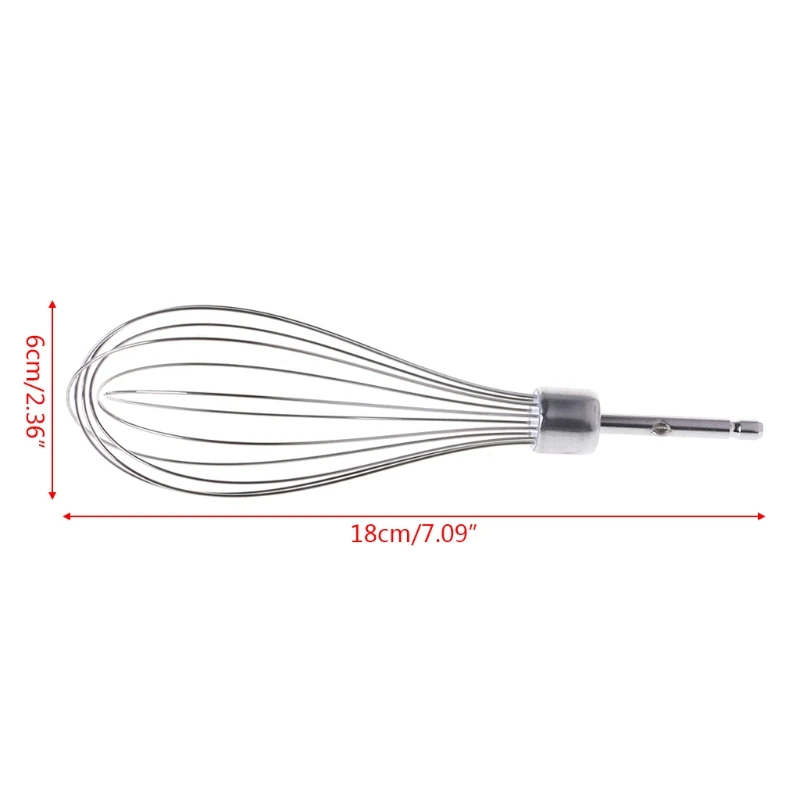 Электрический взбиватель для яиц, аксессуары для взбивания, миксер, венчик, кухонный инструмент из нержавеющей стали