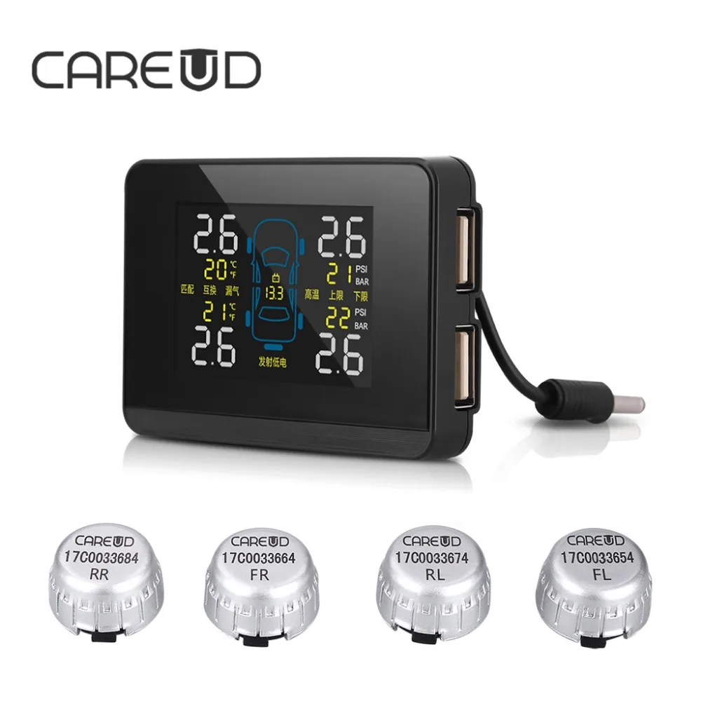 CAREUD U906C 2 USB Ports for Phone Charge Car Wireless