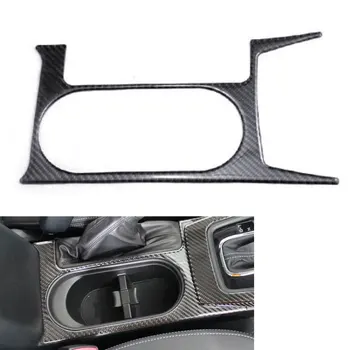

For Subaru Forester 2013 2014 2015 Auto Car Interior Carbon Fiber Water Cup Holder Cover Trim Frame Decoration Car Accessories