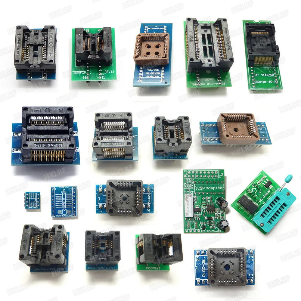 RT809H памяти на носителе EMMC-программирование Nand Flash+ 55 предметы с BGA48 BGA63 BGA64 BGA169 адаптер RT809H Встраиваемая мультимедийная карта памяти Nand флэш-накопитель TSOP48