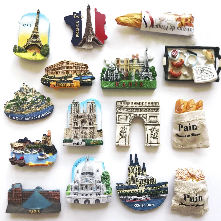 KAYIYO France 3D Fridge Paris Tourism Souvenirs Refrigerator