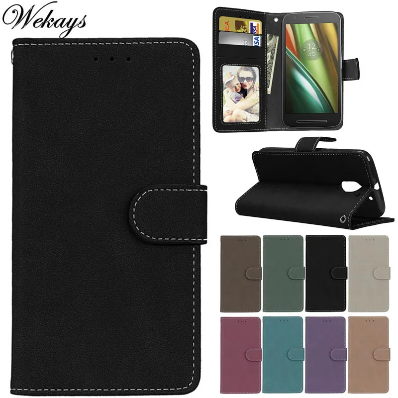 Wekays для Motorola Moto Z Play XT1635 черный деловой Матовый кожаный флип-чехол E3 E 3rd Gen чехлы |
