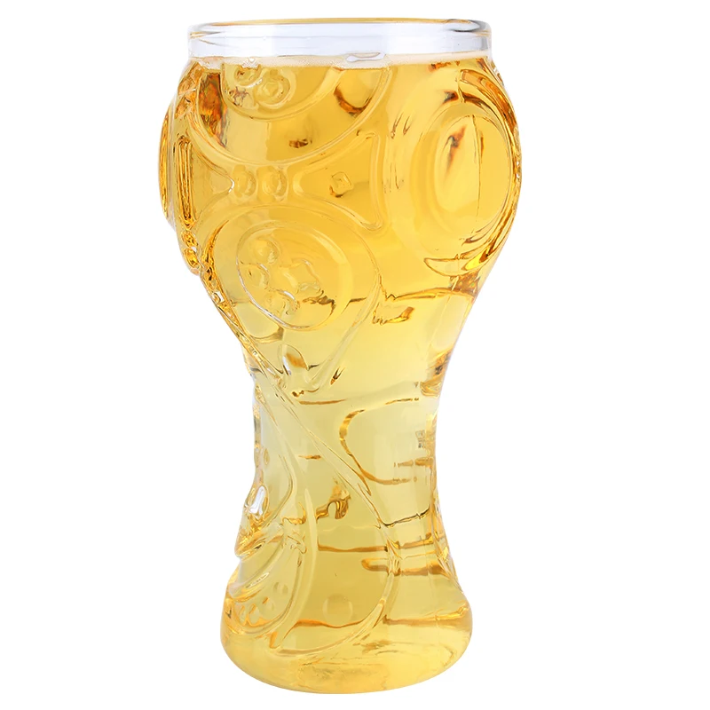 Винтаж высокий боросиликат стеклянная кружка для пива молоко сок воды Стекло кружка для бара вечеринок вина питьевая стеклянная кружка Футбол игра подарки влюбленным